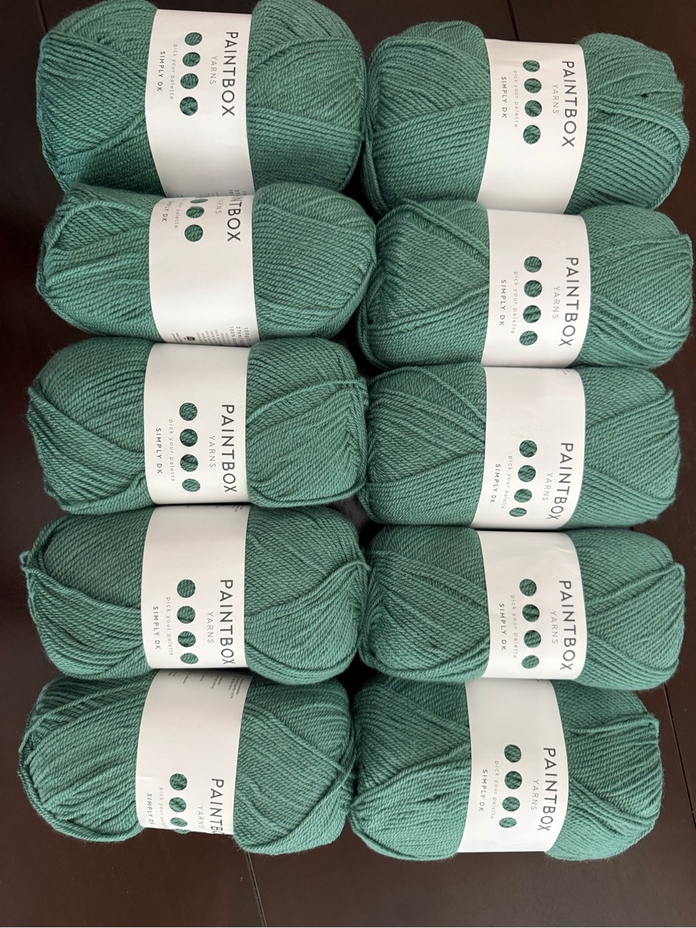Yarns Slate Green Acrylic Yarn - Multipack